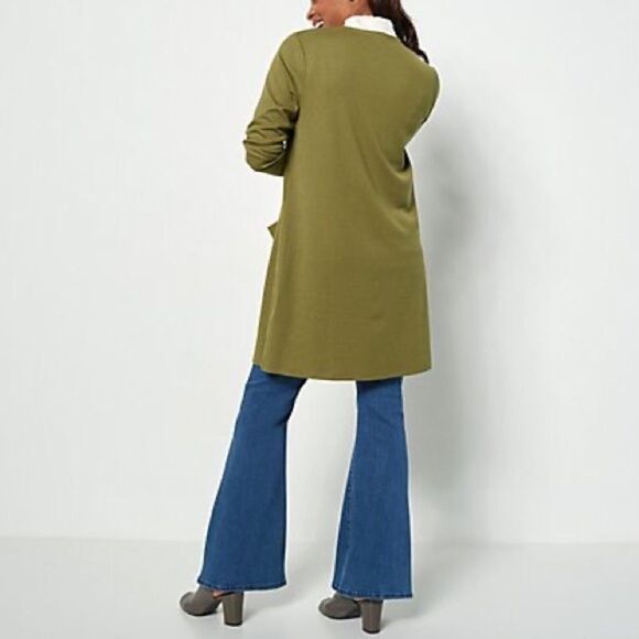 All Worthy Hunter McGrady Open Front Rib Cardigan - Picture 3 of 5